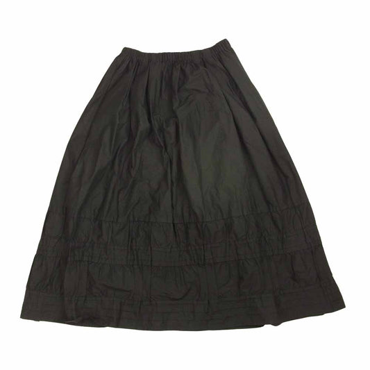 YOSHIE INABA フレア タック スカート ブラック系 9【中古】