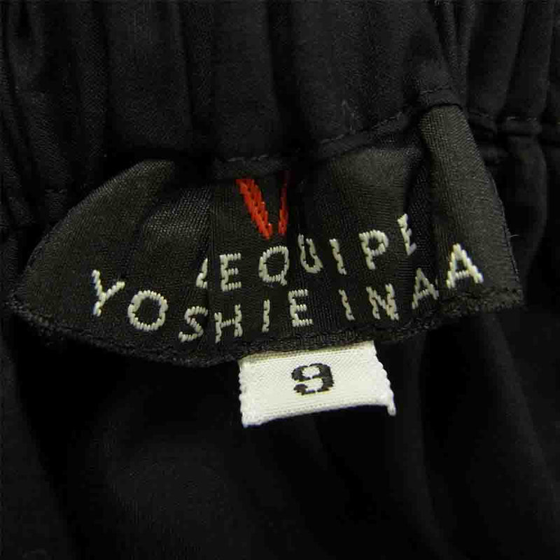 YOSHIE INABA フレア タック スカート ブラック系 9【中古】