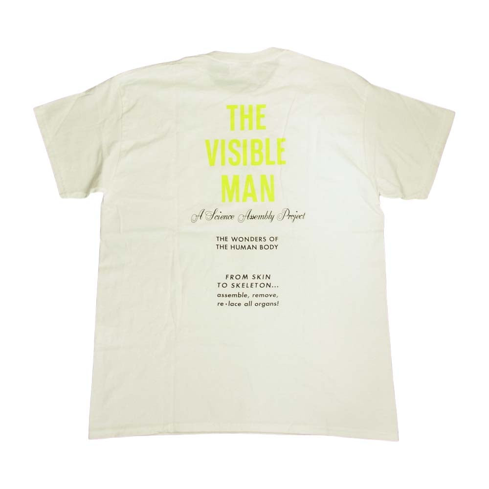 バウワウ VISIBLEMAN KURT LOVED S/S TEE ビジブルマン プリント 半袖 Tシャツ ホワイト系 L【中古】