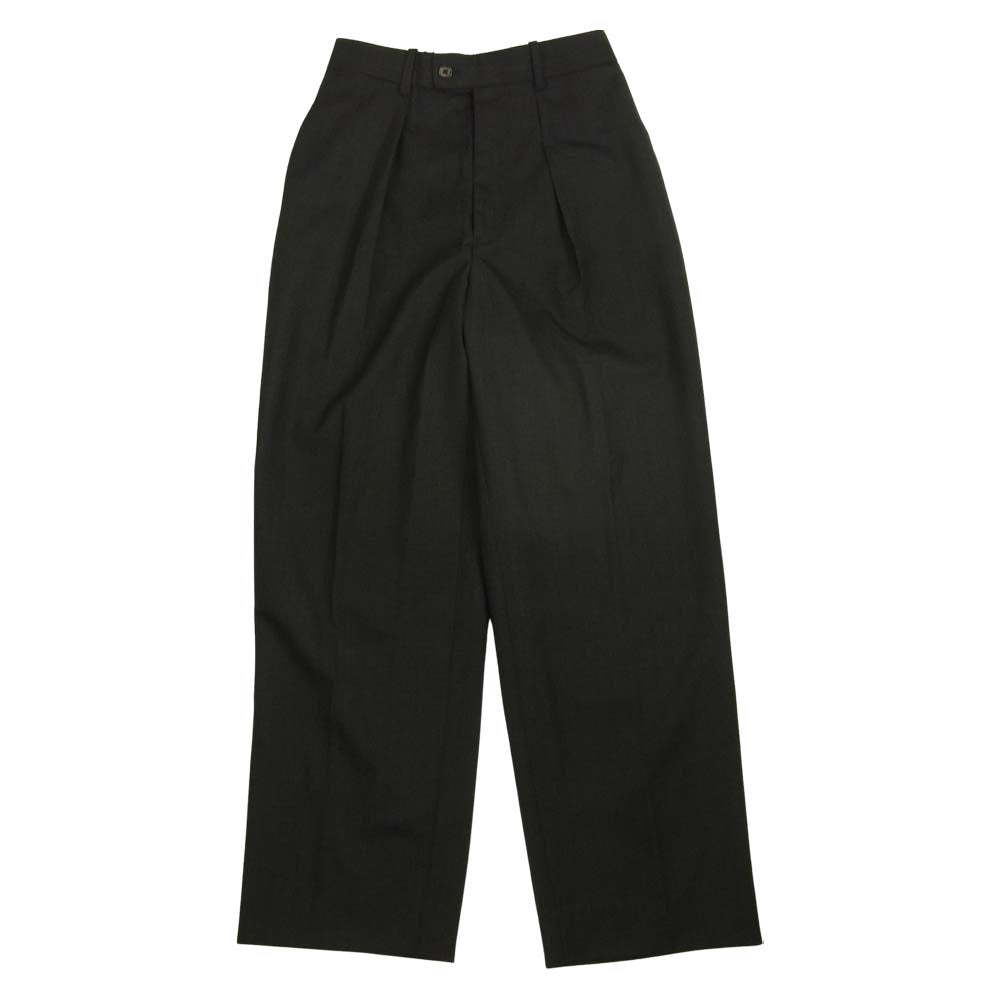 markaware マーカウェア 22SS A22A-09PT02C CLASSIC FIT TROUSERS III クラシックフィット トラウザー パンツ ブラック系 1【美品】【中古】