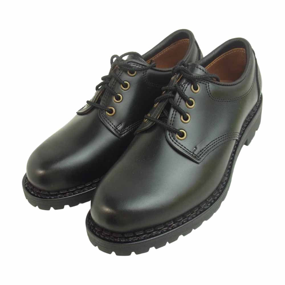 安藤製靴 OR2 レースアップ シューズ ブラック系 25.5【極上美品】【中古】