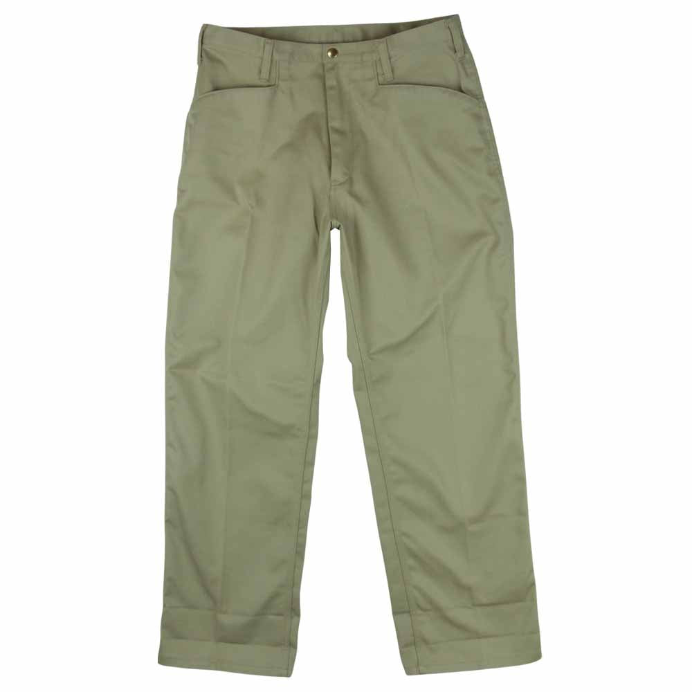 リフトアップ スタンダード ワーク パンツ ポリエステル コットン 日本製 ベージュ系 30【中古】
