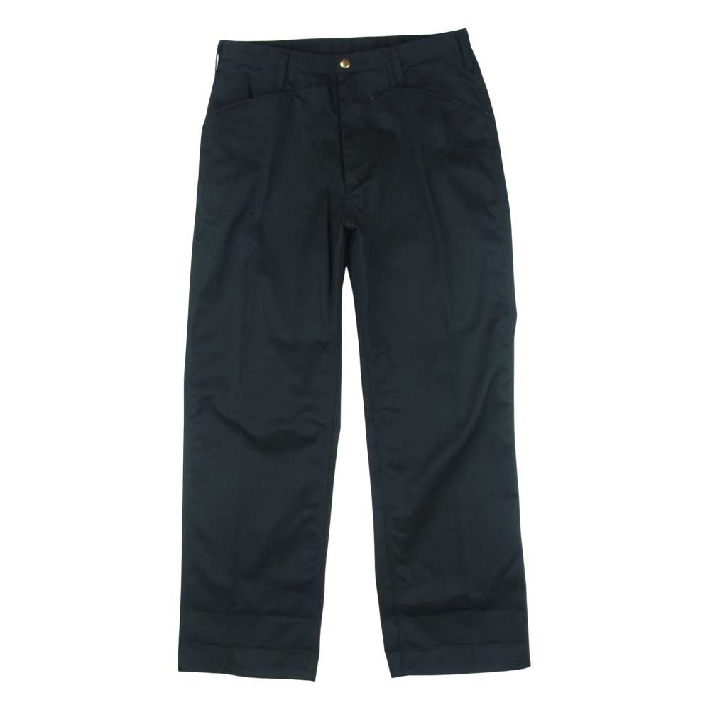 リフトアップ スタンダード ワーク パンツ ポリエステル コットン 日本製 ブラック系 30【中古】