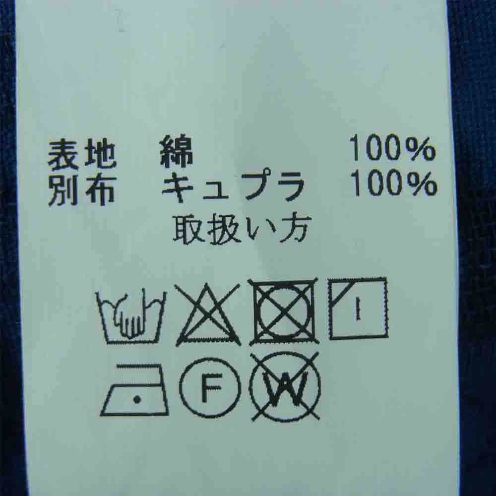 JELADO ジェラード PIRATE OF BLUE DYE 総柄 刺繍 半袖 シャツ コットン 日本製 ネイビー系 M【中古】