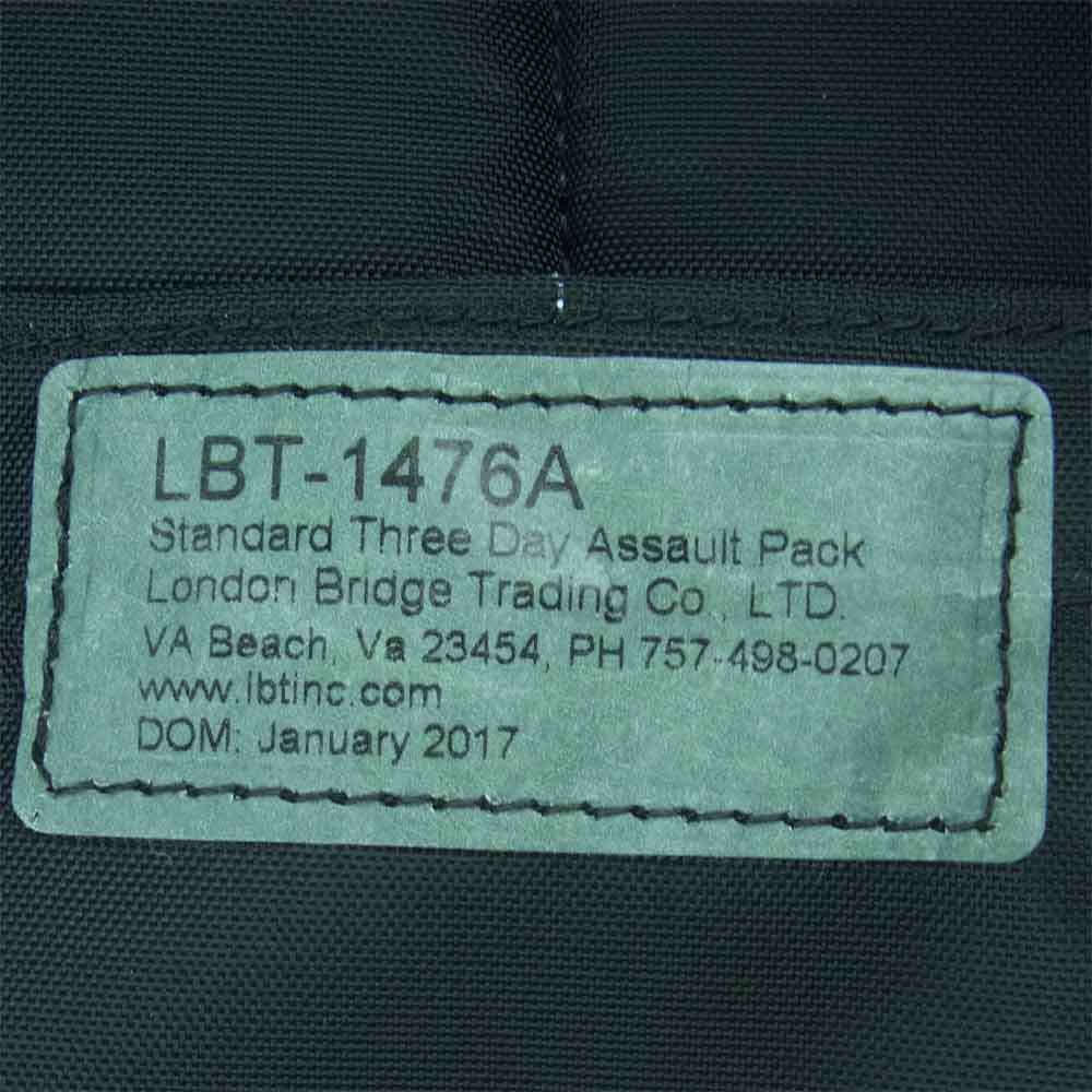 ロンドンブリッジトレーディング LBT-1476A 3DAY ASSAULT デイ アサルト リュック バックパック ブラック系【中古】