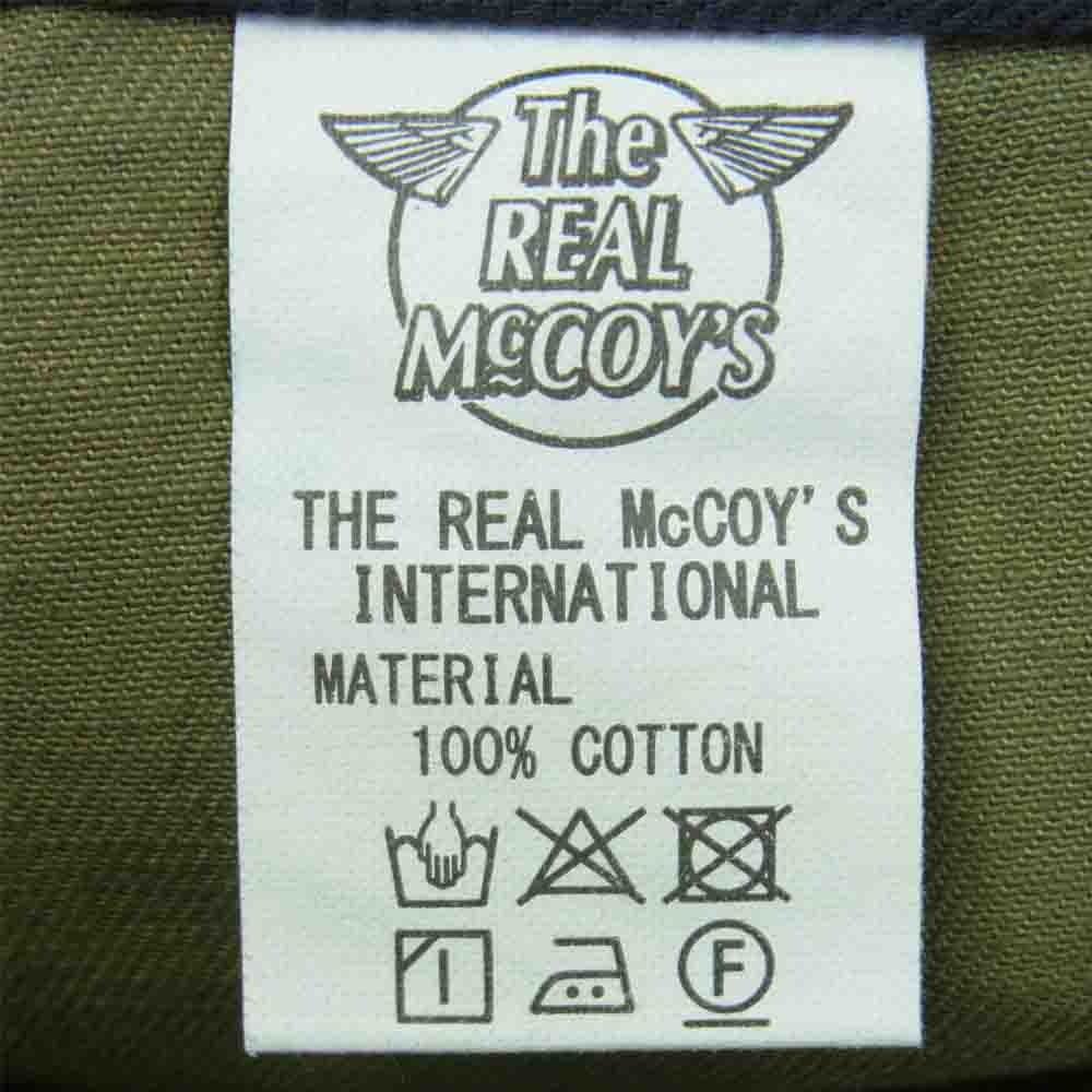 The REAL McCOY'S ザリアルマッコイズ TIGER CAMOUFLAGE TROUSERS タイガーカモ トラウザー 6ポケット カーゴ パンツ カーキ系 M【美品】【中古】