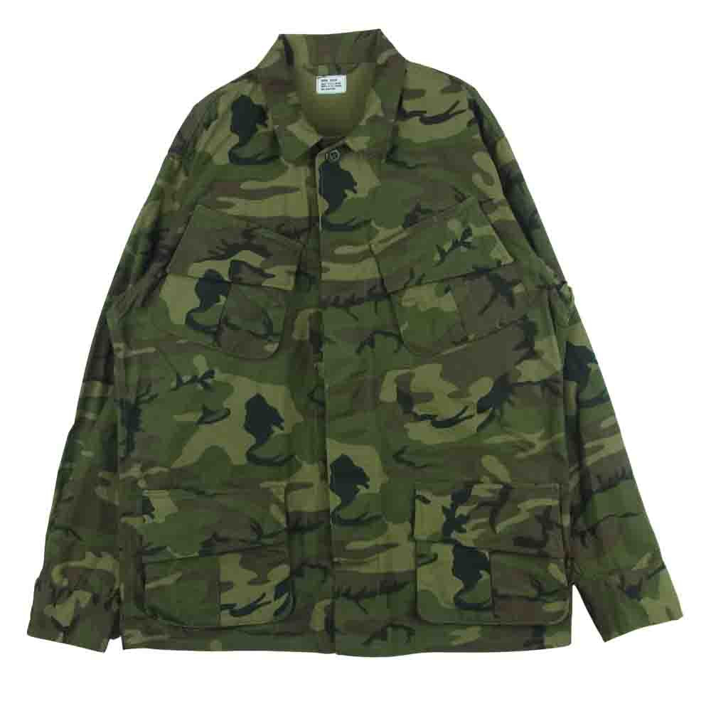 The REAL McCOY'S ザリアルマッコイズ ERDL PATTERN JACKET カモ ジャンプ ジャケット カーキ系 M【美品】【中古】