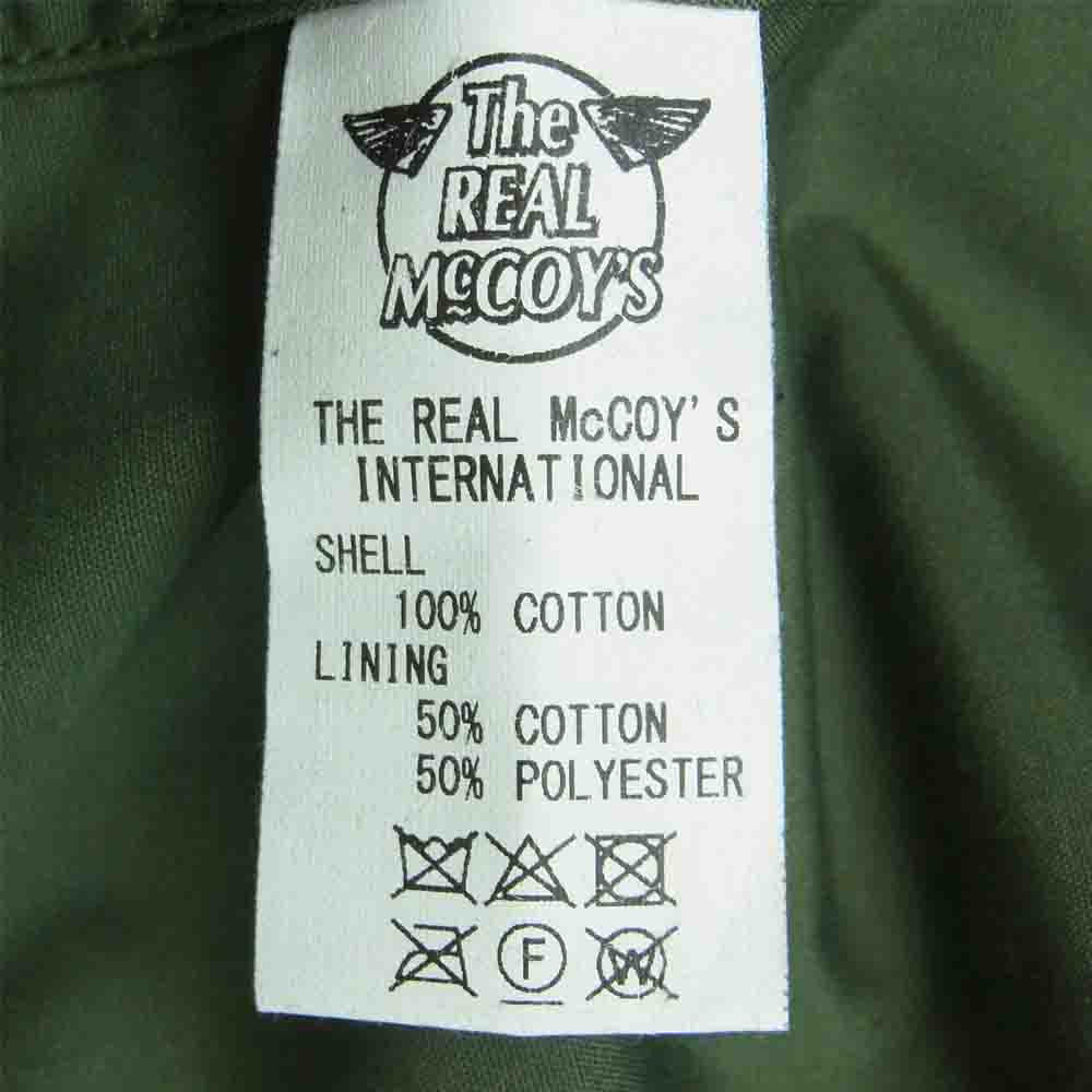 The REAL McCOY'S ザリアルマッコイズ HJ17010 M-65 FIELD JACKET 1st MODEL フィールド ファーストモデル ミリタリー ジャケット カーキ系 M【新古品】【未使用】【中古】