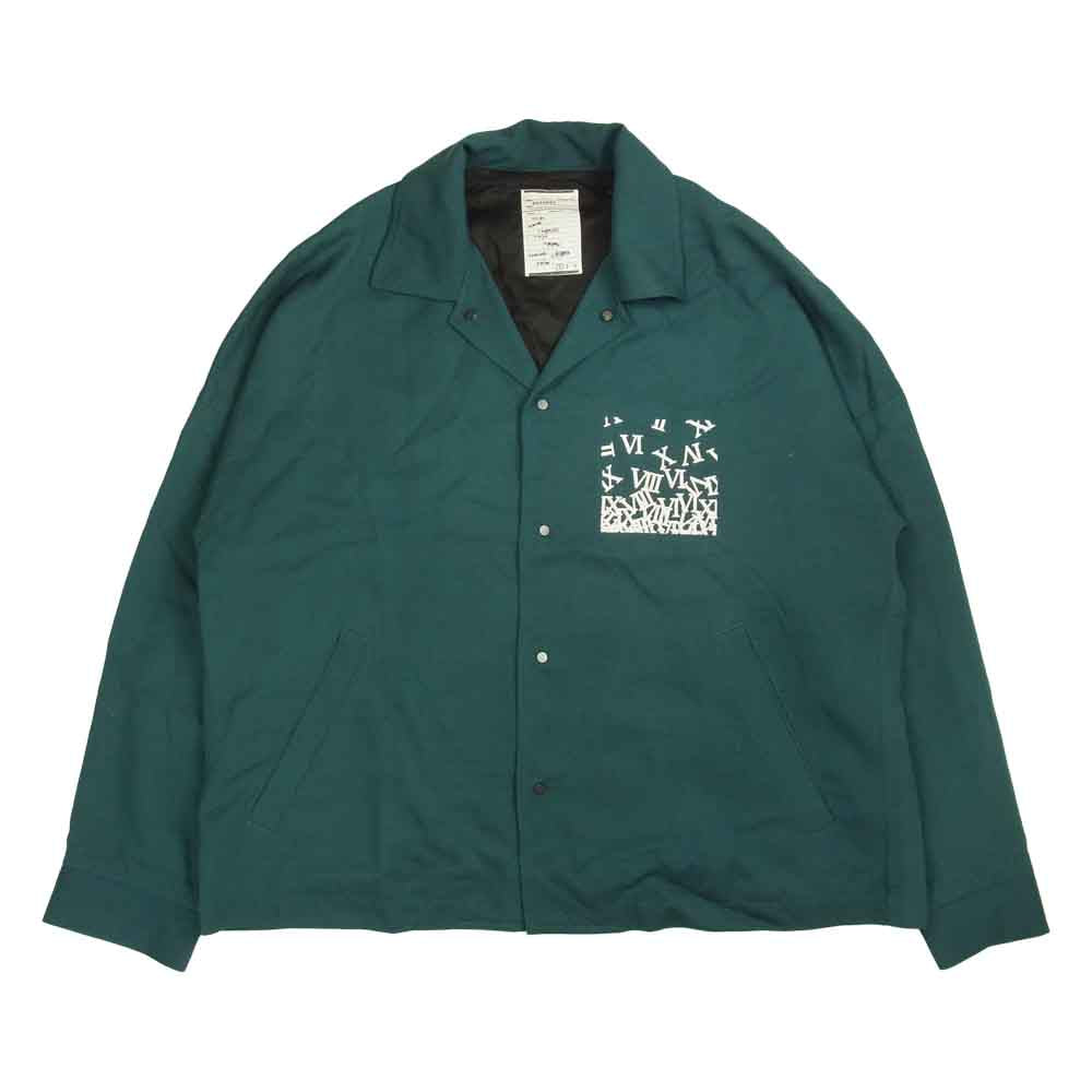 SHAREEF シャリーフ 20311708 EX．EMBROIDERY COACH JKT コーチ ジャケット グリーン系 1【中古】