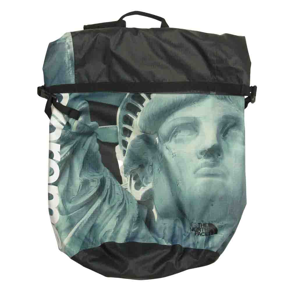 Supreme シュプリーム 19AW Statue Of Liberty Waterproof Backpack 自由の女神 ウォータープルーフ ロール バックパック リュック ブラック系【中古】