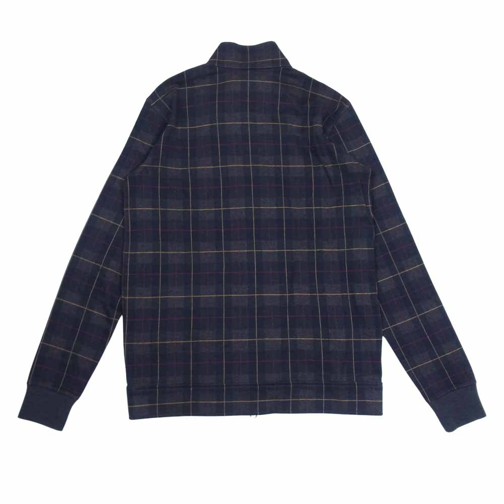 FRED PERRY フレッドペリー F2329 日本製 スイングトップ コットン チェック ハリントン ジャケット ブラック系 S【新古品】【未使用】【中古】
