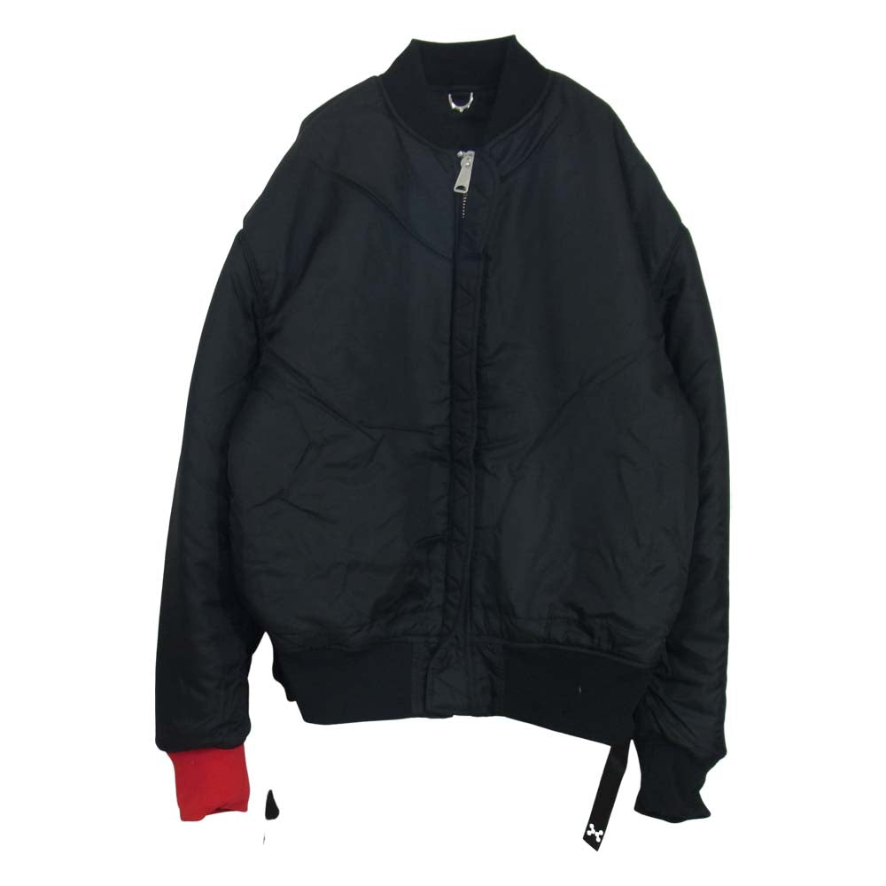 mastermind JAPAN マスターマインドジャパン C2H4 X MASTERMIND WORLD BOMBER JACKETRED ボンバー ジャケット ブラック系 S【新古品】【未使用】【中古】