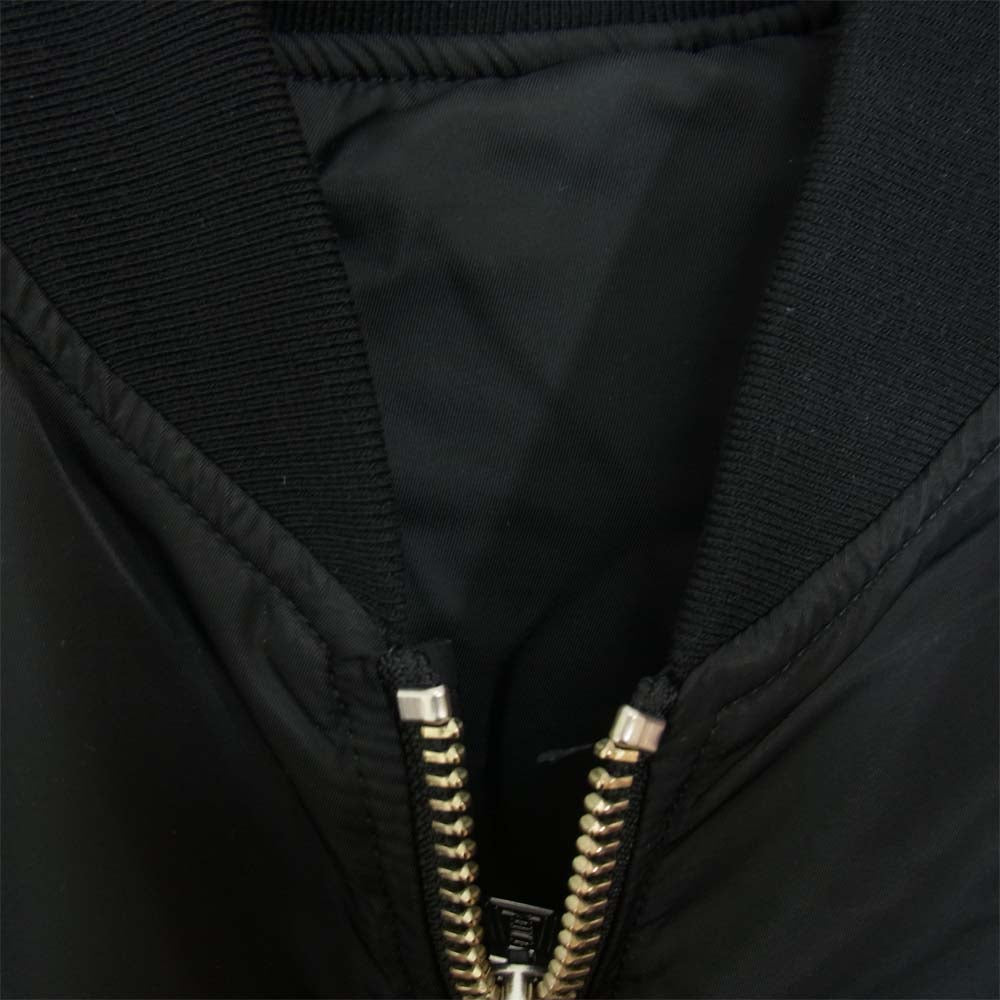 mastermind JAPAN マスターマインドジャパン C2H4 X MASTERMIND WORLD BOMBER JACKETRED ボンバー ジャケット ブラック系 S【新古品】【未使用】【中古】