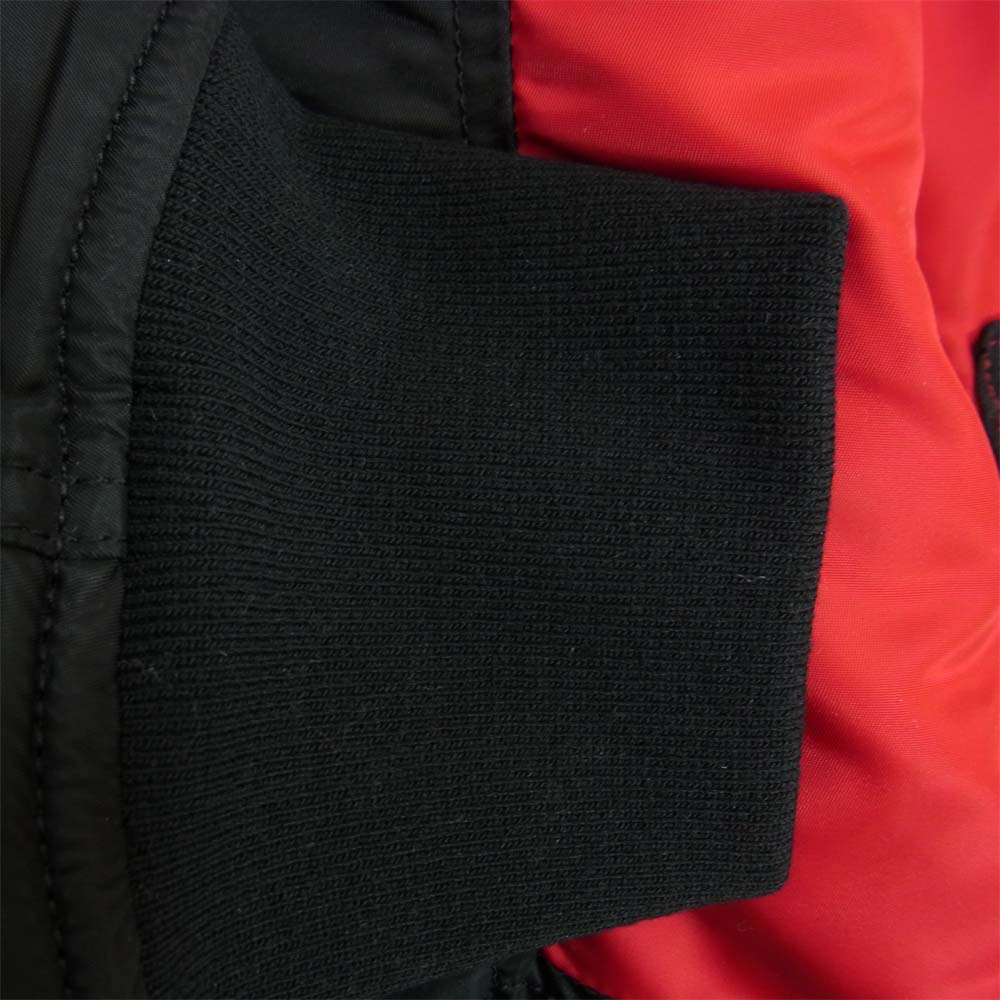 mastermind JAPAN マスターマインドジャパン C2H4 X MASTERMIND WORLD BOMBER JACKETRED ボンバー ジャケット ブラック系 S【新古品】【未使用】【中古】