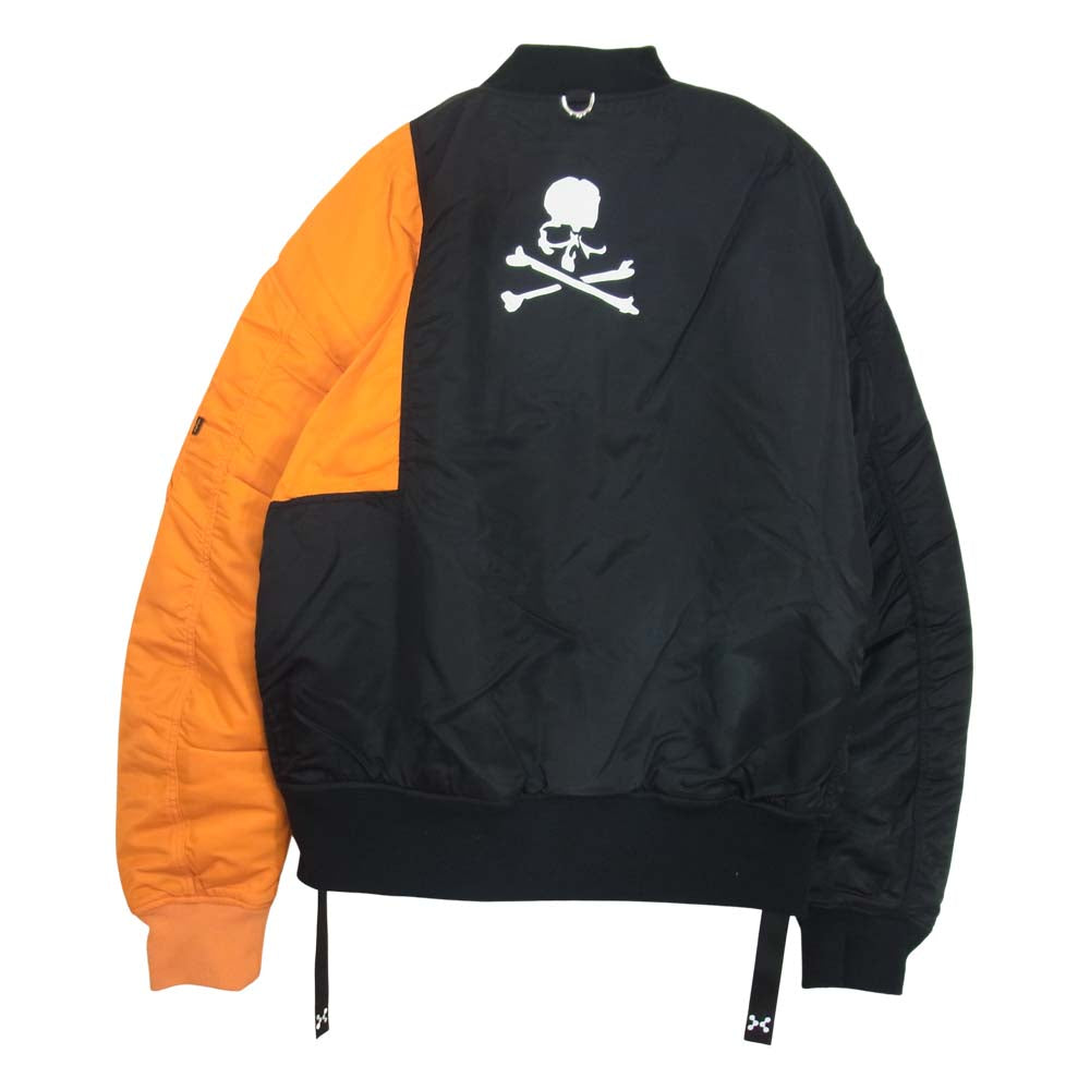 mastermind JAPAN マスターマインドジャパン 997-9211241 C2H4 X MASTERMIND WORLD BOMBER JACKET ORANGE ボンバー ジャケット ブラック系 S【新古品】【未使用】【中古】