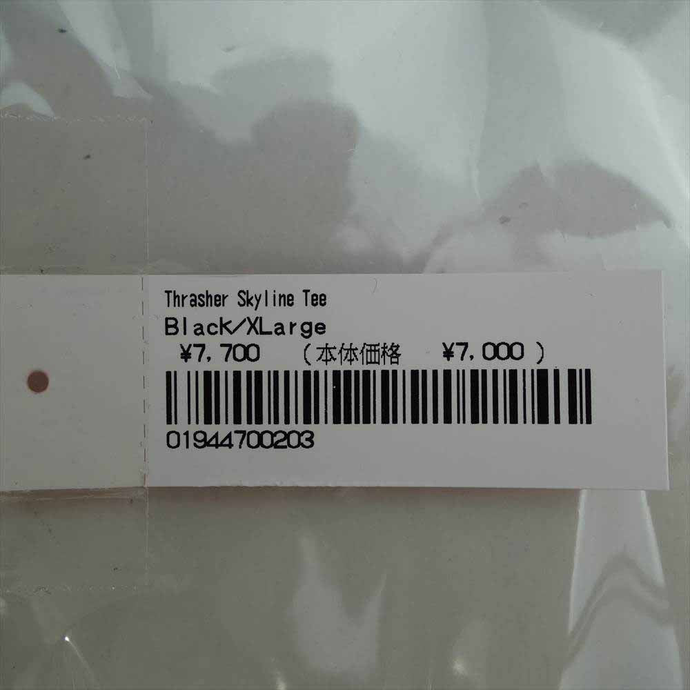 Supreme シュプリーム 21AW Thrasher Skyline Tee スラッシャー スカイライン Tシャツ ブラック系 XL【中古】