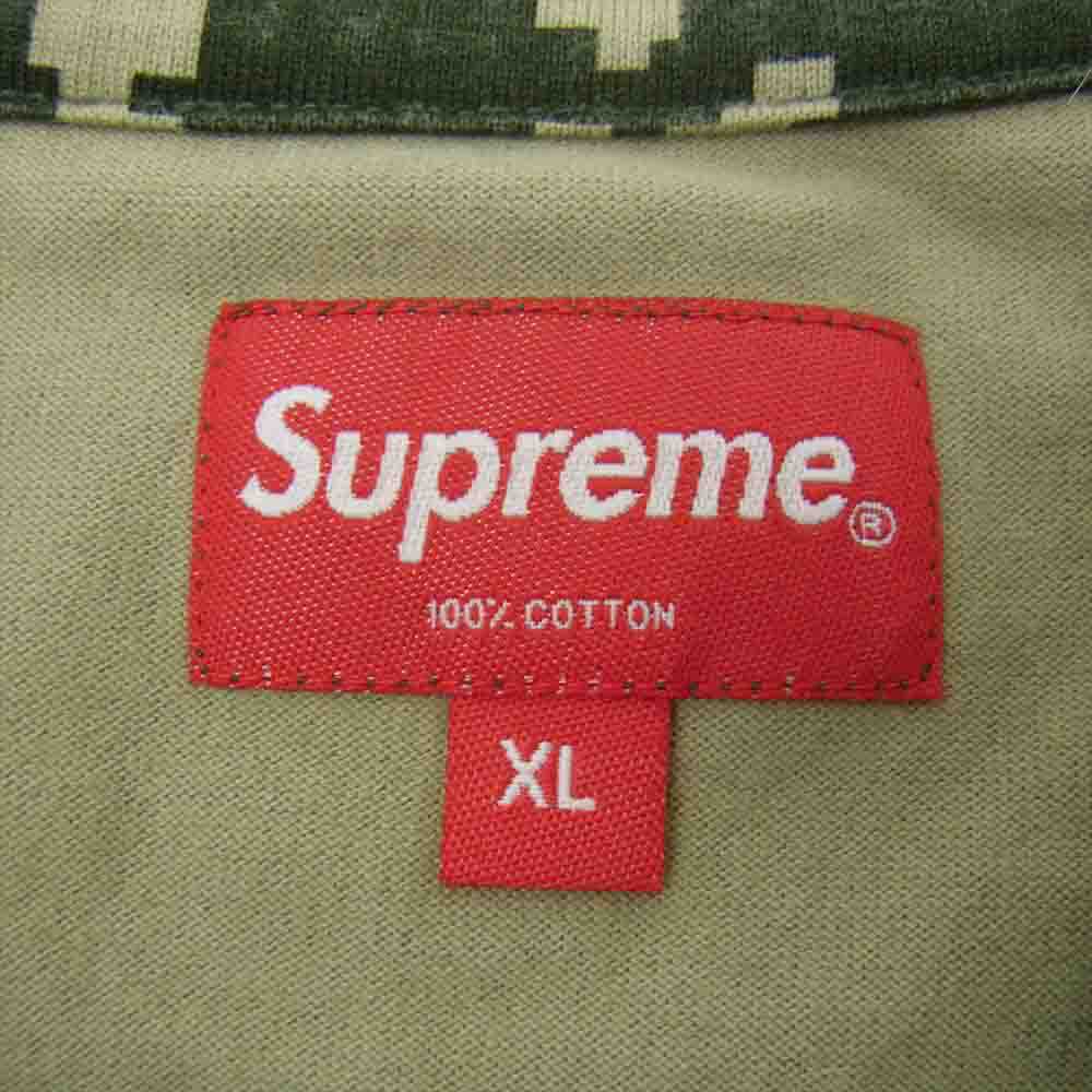 Supreme シュプリーム 21AW Small Box L/S Tee Olive Camo スモール ボックス Tシャツ オリーブ カモ 長袖 Tシャツ モスグリーン系 XL【中古】