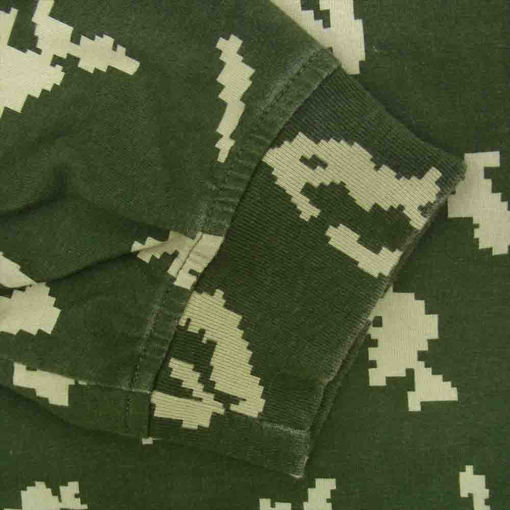 Supreme シュプリーム 21AW Small Box L/S Tee Olive Camo スモール ボックス Tシャツ オリーブ カモ 長袖 Tシャツ モスグリーン系 XL【中古】