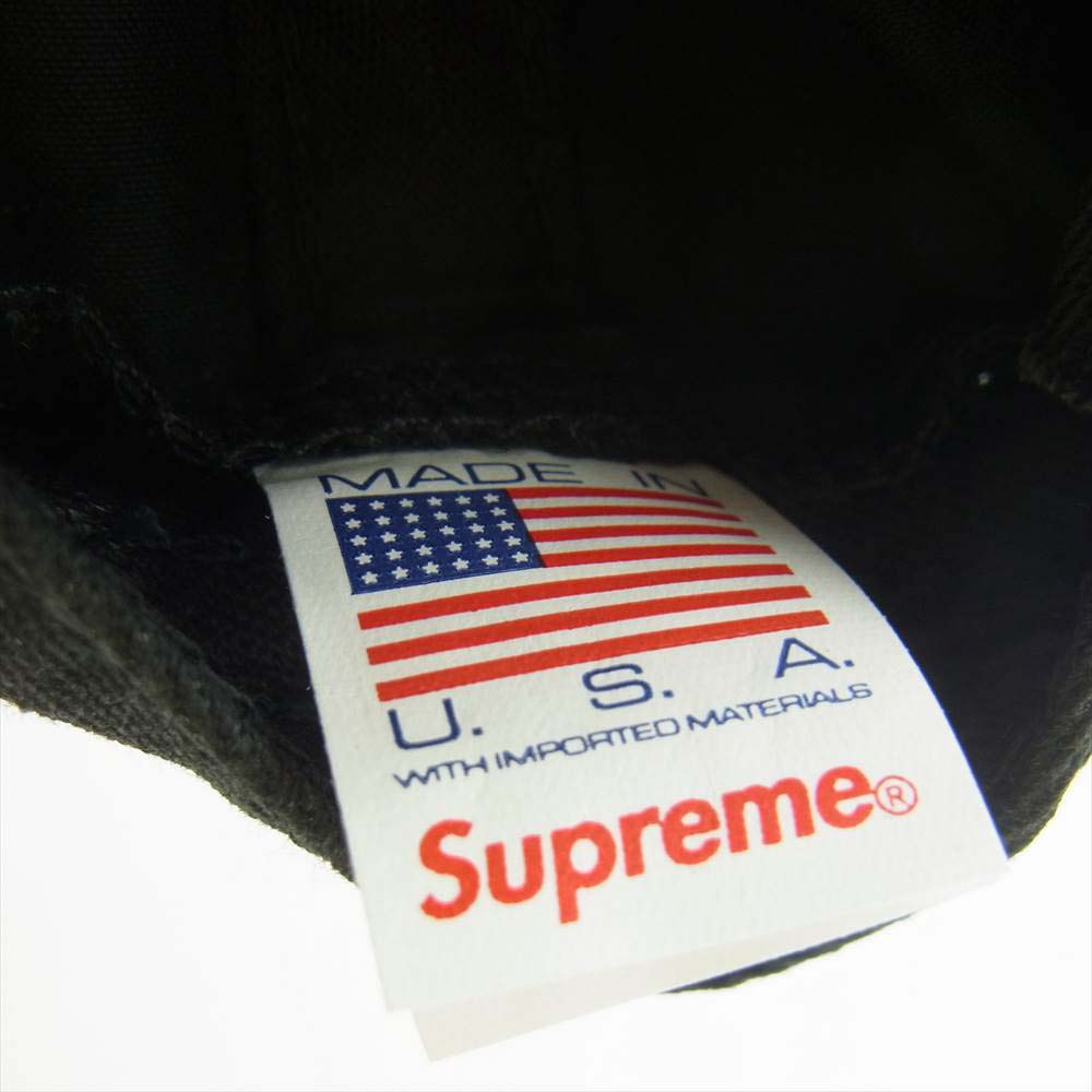 Supreme シュプリーム 21AW Ventile S Logo 6-Panel ベンタイル ロゴ 6パネル キャップ ブラック系【中古】