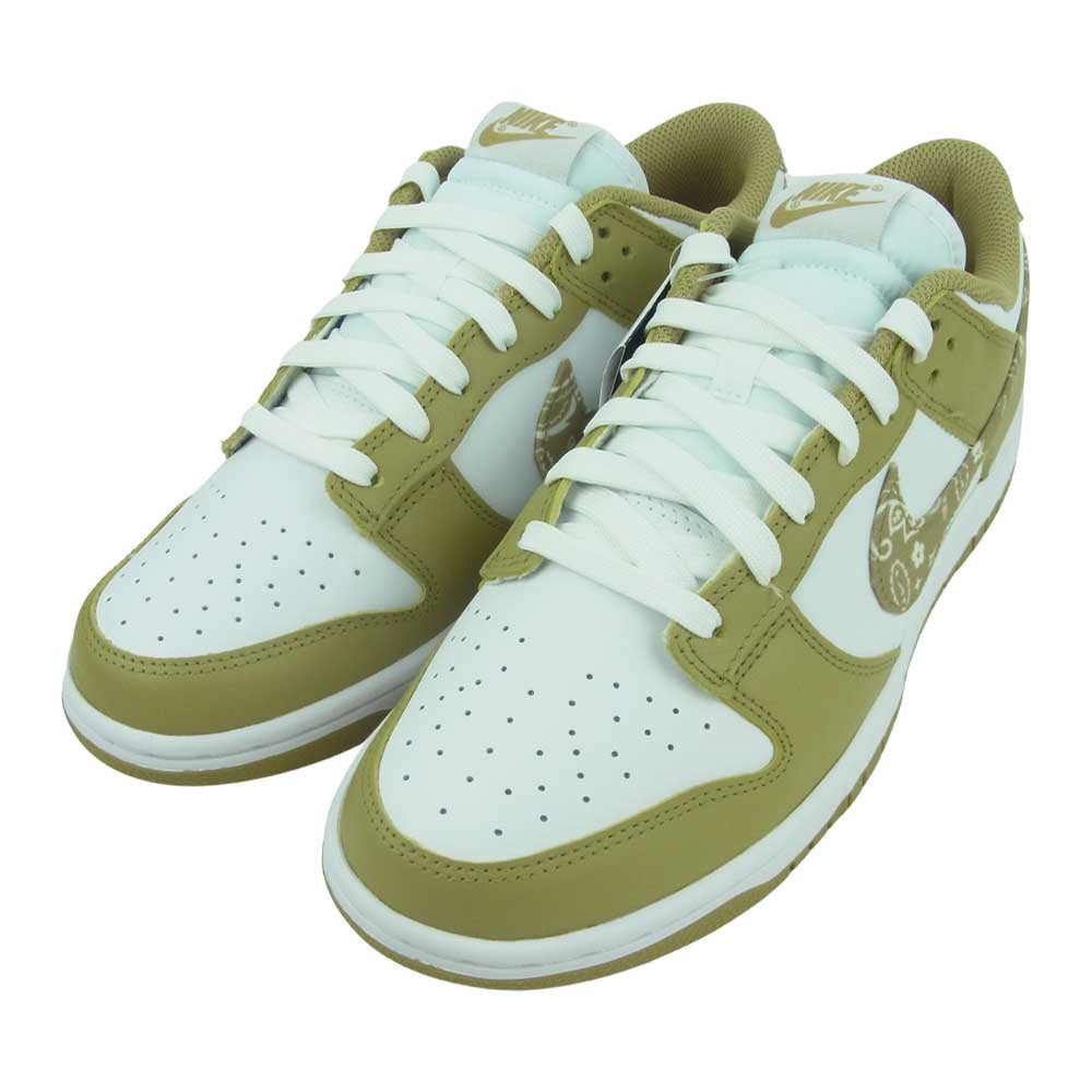 NIKE ナイキ DH4401-104 WMNS DUNK LOW ESS Barley Paisley ウィメンズ ダンク ロー エッセンシャルズ バーリーペイズリー スニーカー ベージュ系 27cm【新古品】【未使用】【中古】