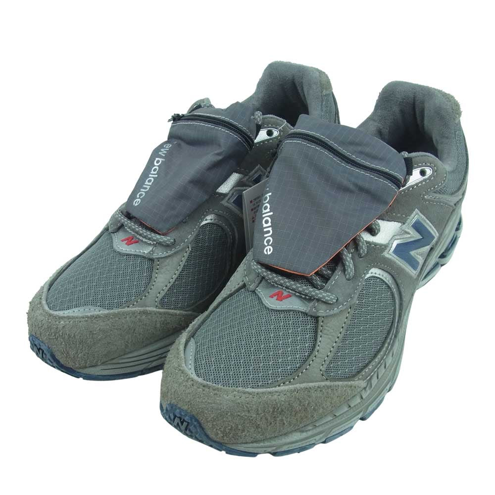 NEW BALANCE ニューバランス M2002RVA レザー スニーカー シューズ ベトナム製 グレー系 27.5cm【新古品】【未使用】【中古】