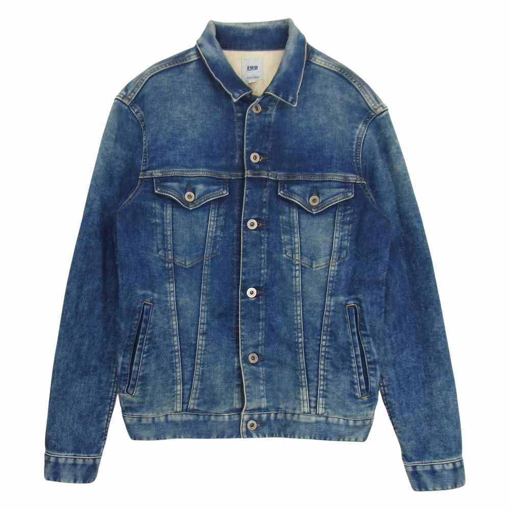 FOB FACTORY エフオービーファクトリー ストレッチ デニム ジャケット インディゴブルー系 L【中古】