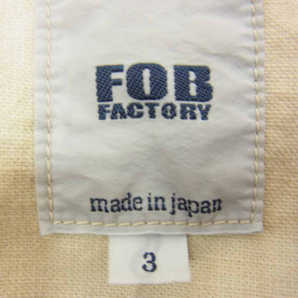 FOB FACTORY エフオービーファクトリー ストレッチ デニム ジャケット インディゴブルー系 L【中古】