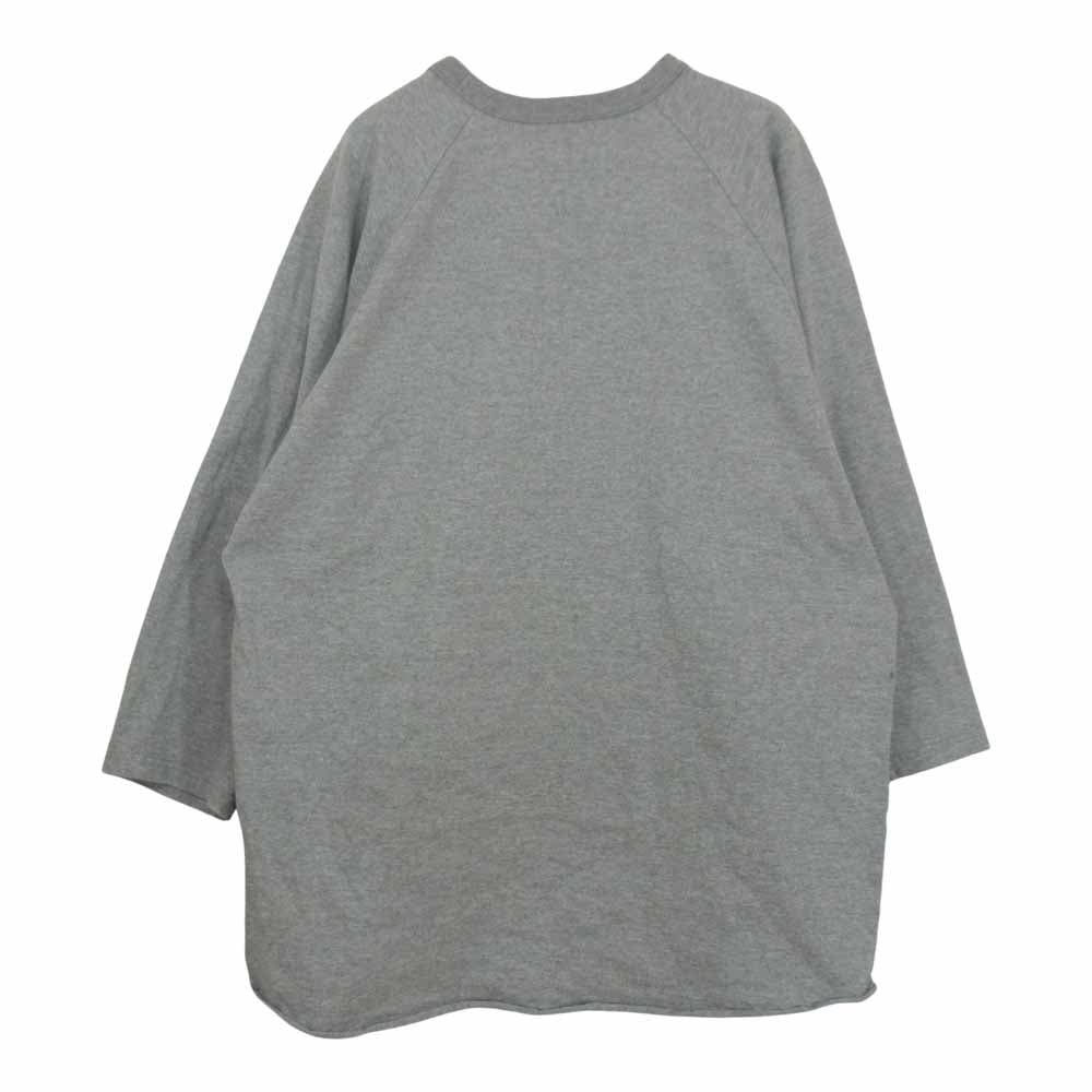 STANDARD CALIFORNIA スタンダードカリフォルニア SD HEAVYWEIGHT BASEBALL T ベースボール ラグラン Tシャツ カットソー グレー系 XL【美品】【中古】