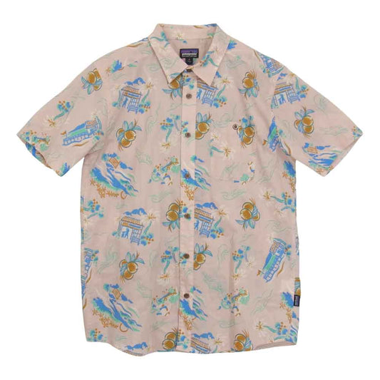 patagonia パタゴニア 17SS 52691 GO TO SHIRT ゴー トゥ シャツ ピンク系 M【中古】