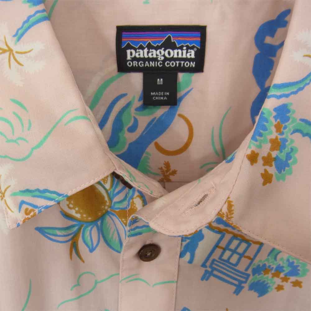patagonia パタゴニア 17SS 52691 GO TO SHIRT ゴー トゥ シャツ ピンク系 M【中古】