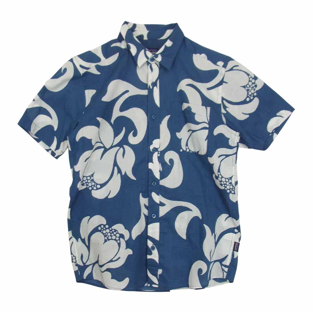 patagonia パタゴニア 17SS 52691 GO TO SHIRT ゴー トゥ シャツ ブルー系 S【中古】