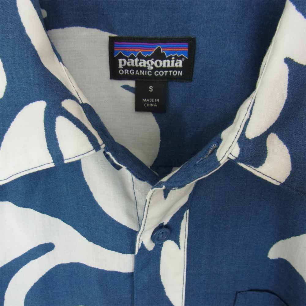 patagonia パタゴニア 17SS 52691 GO TO SHIRT ゴー トゥ シャツ ブルー系 S【中古】