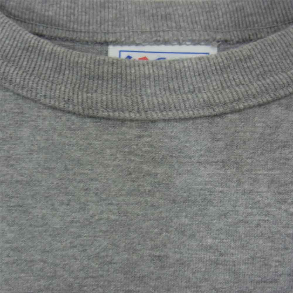 STANDARD CALIFORNIA スタンダードカリフォルニア SD HEAVYWEIGHT LOGO BASEBALL T ベースボール ラグラン Tシャツ カットソー グレー系 L【美品】【中古】