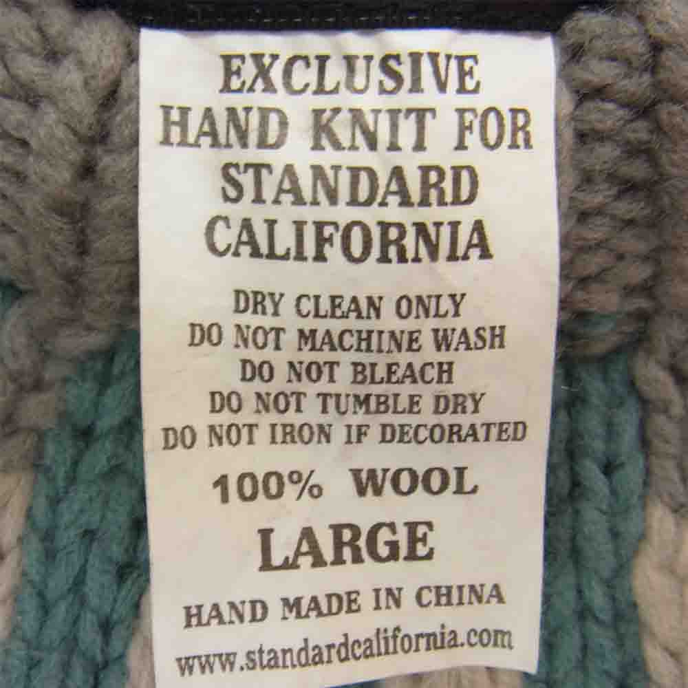 STANDARD CALIFORNIA スタンダードカリフォルニア NORDIC SWEATER ノルディック セーター ブルー系 L【中古】