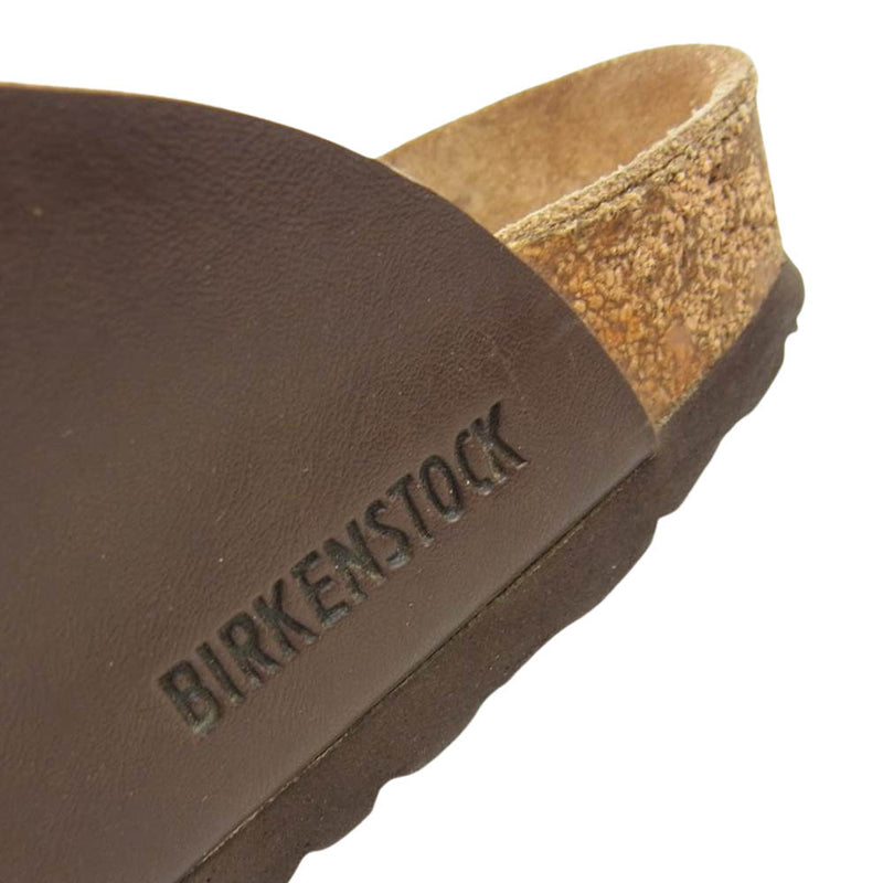 BIRKENSTOCK ビルケンシュトック × HTC RAMSES FLOWER ラムゼス フラワー スタッズ サンダル ダークブラウン系 41【中古】