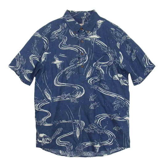 patagonia パタゴニア 19SS 52595 Pataloha Pullover Shirt パタロハ プルオーバー アロハ シャツ ブルー系 S【中古】