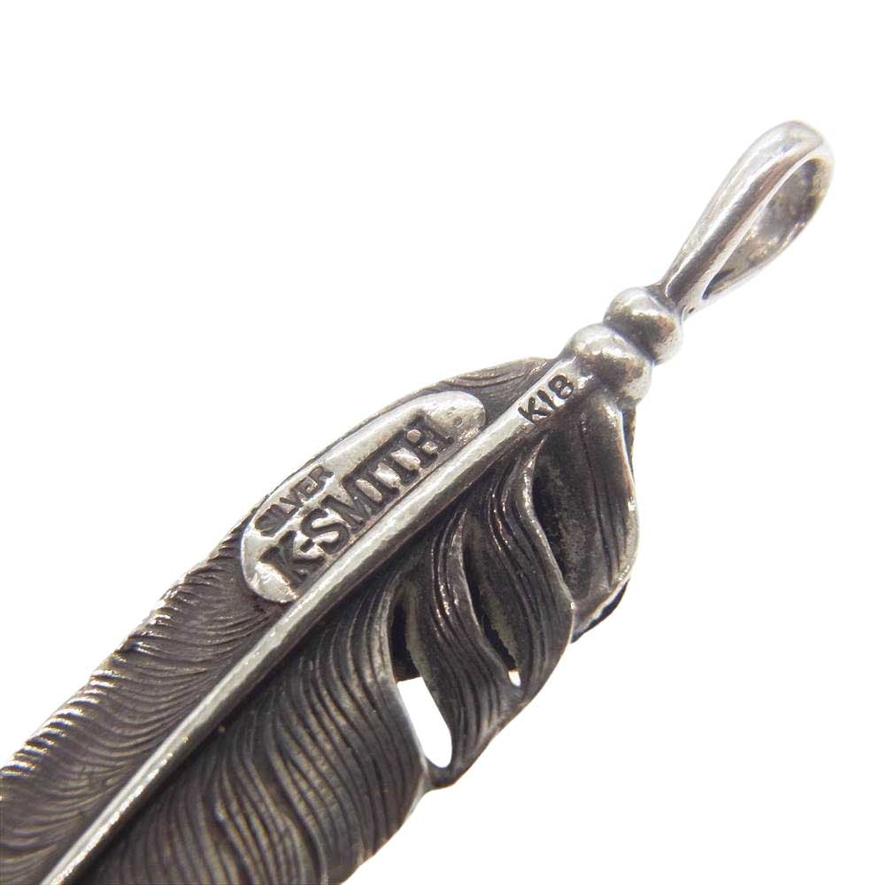 ケースミス K18 ハート フェザー シルバー系【中古】