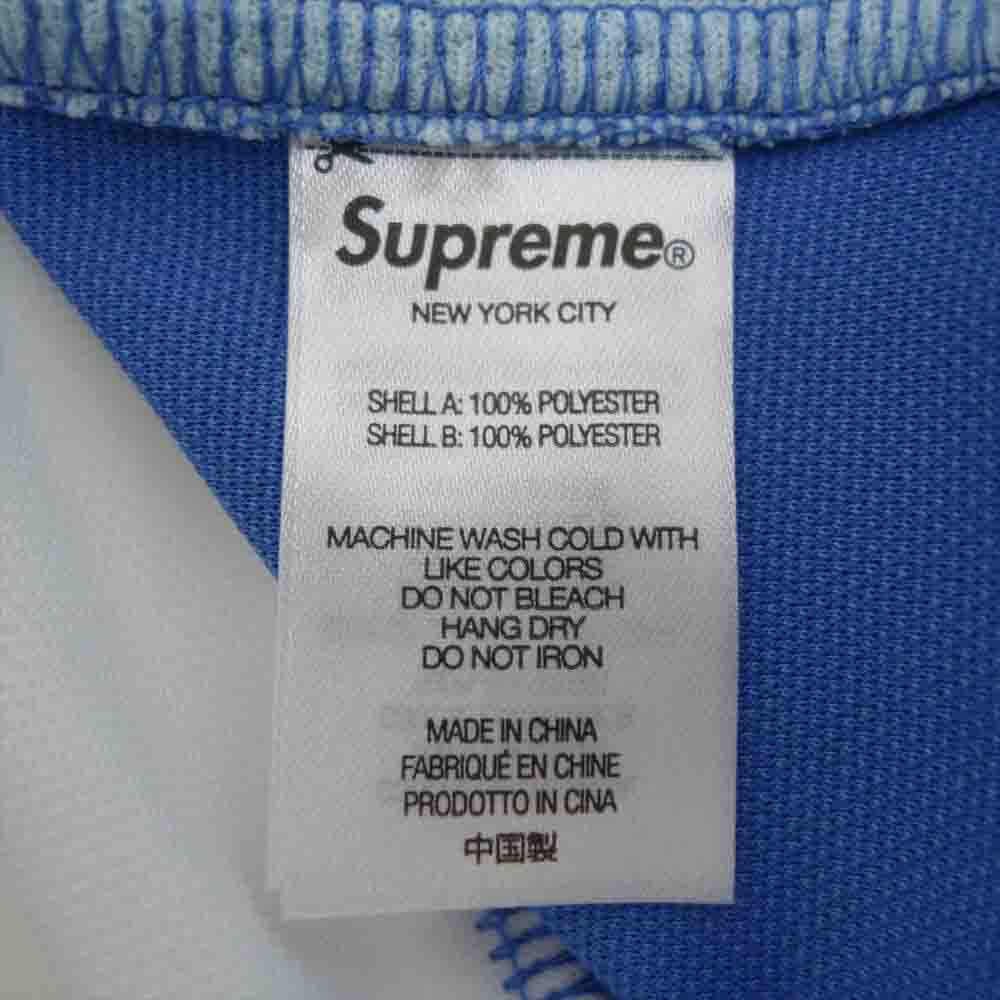 Supreme シュプリーム 22SS Mesh Panel S/S Top メッシュ 半袖 Tシャツ ホワイト系 ライトブルー系 S【新古品】【未使用】【中古】