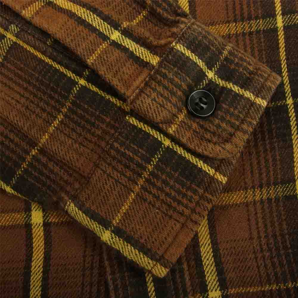 TENDERLOIN テンダーロイン T-HEAVY FLANNEL SHT ヘビー フランネル シャツ ブラウン系 M【中古】