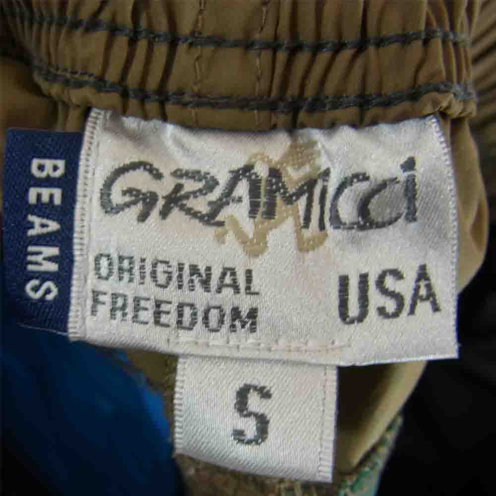 Gramicci グラミチ GMP-18S181 BEAMS ビームス 別注 オールコンディション ナイロン ショーツ ブラウン系 S【中古】