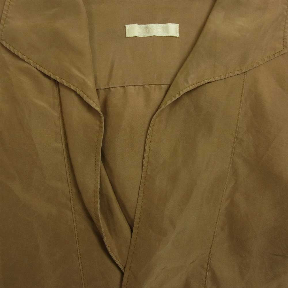 COMOLI コモリ 17SS K01-02014 シルク スキッパー 半袖 シャツ