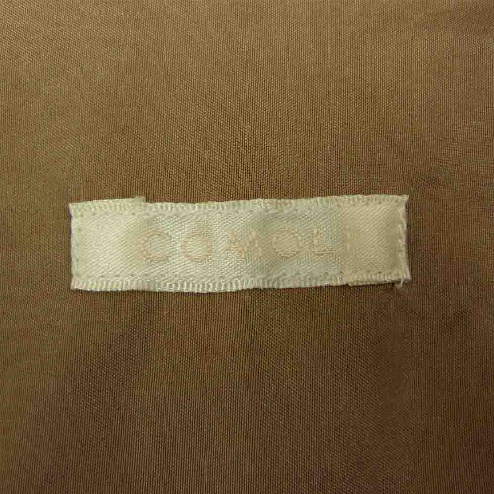 COMOLI コモリ 17SS K01-02014 シルク スキッパー 半袖 シャツ ブラウン系【中古】