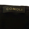 COMOLI コモリ  P01-05008 ウール ヘンリーネック Tシャツ ブラック系【美品】【中古】