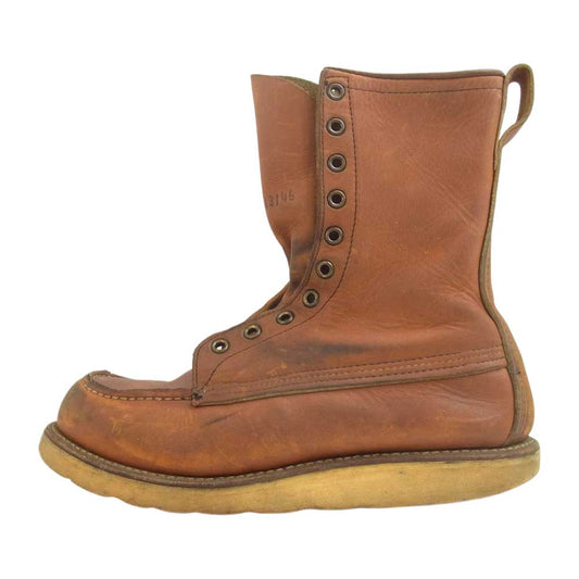 RED WING レッドウィング 877 アイリッシュセッター モックトゥ クラシック ワークブーツ ブラウン系 7D【中古】