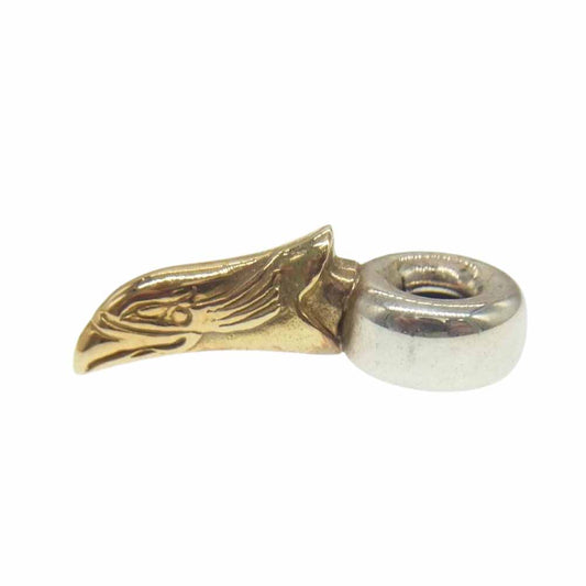 タディアンドキング K18 イーグルヘッド ビーズ ゴールド系【中古】