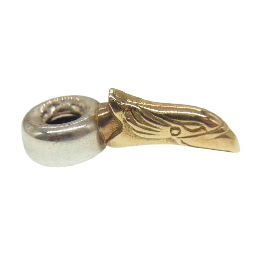 タディアンドキング K18 イーグルヘッド ビーズ ゴールド系【中古】