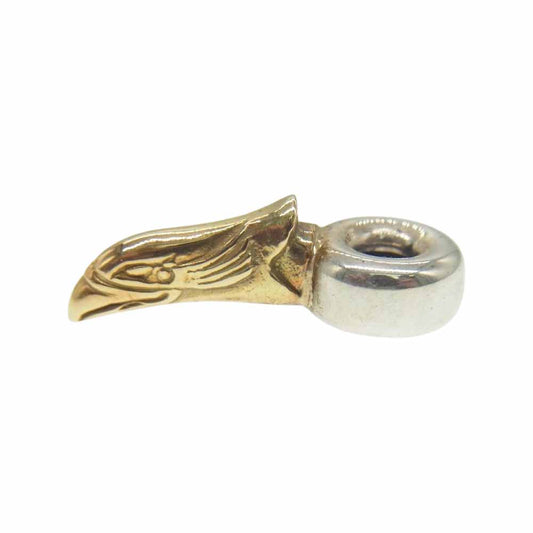 タディアンドキング K18 イーグルヘッド ビーズ ゴールド系【中古】