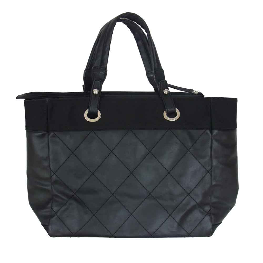 CHANEL シャネル サンルイ PM トート ブラック系【中古】