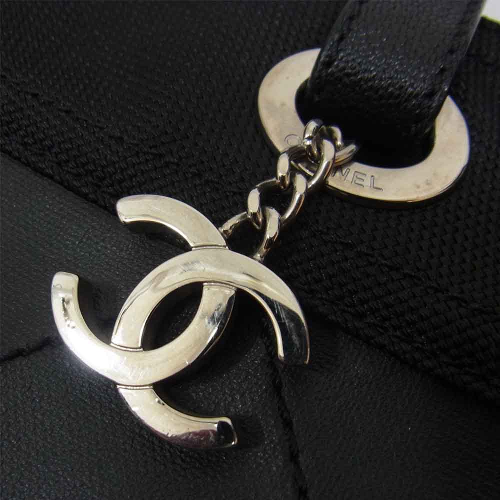 CHANEL シャネル サンルイ PM トート ブラック系【中古】
