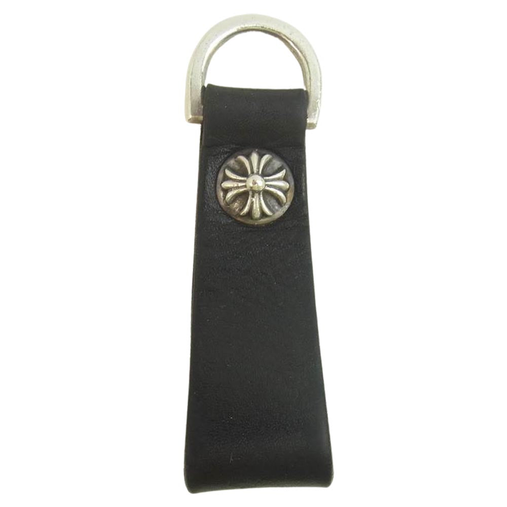 CHROME HEARTS クロムハーツ（原本無） BELT LOOP ベルトループ クロスボール Dリング ブラック系【中古】